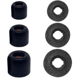 Ear Cushions Foam 6-pack Xiaomi Redmi AirDots 3 Pro - Black