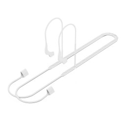 Siliconestrap for glass frame Apple Airpods - White