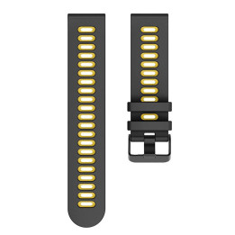 Twin watchband for Amazfit GTR 4 - Black/yellow