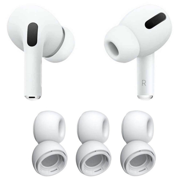 Ear cushions 6-pack (XS) for Apple AirPods Pro 2 - White