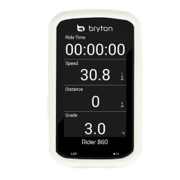 Silicone case Bryton Rider 320 T - White