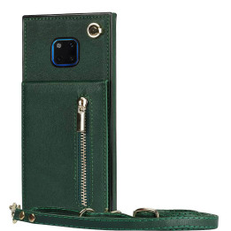 Zipper necklace case Huawei Mate 20 Pro - Green