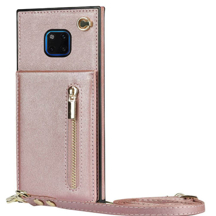 Zipper necklace case Huawei Mate 20 Pro - Rose